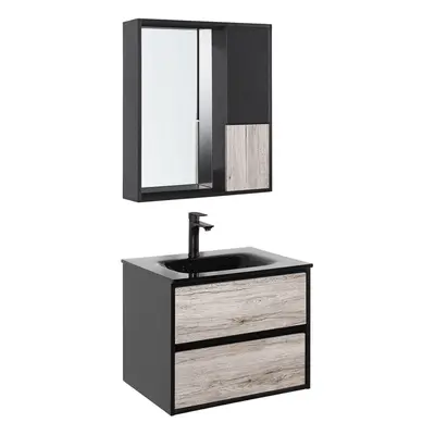 Bathroom Vanity Set TERUEL Black