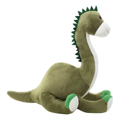 vidaXL Dinosaur Brontsaurus Cuddly Toy Plush Green Stuffed Animal Doll Gift