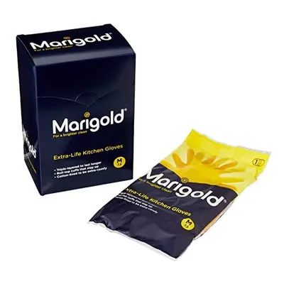 MARIGOLD GLOVES KITCHEN MEDIUM MEDIUM | PACK BUNDLE,Yellow