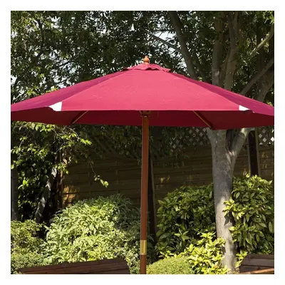 (Burgundy Accessories) Charles Taylor Wooden Parasol Green