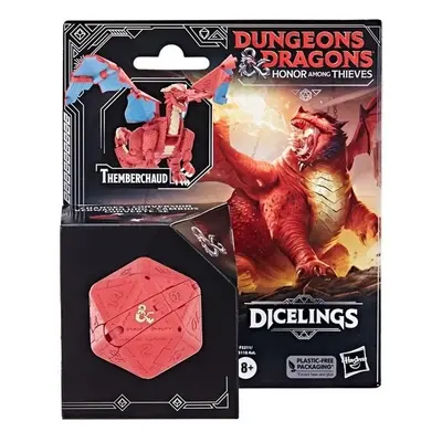 Hasbro Dungeons and Dragons Honor Among Thieves Dicelings Collectible Red Dragon Themberchaud