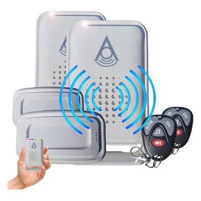 wireless alarm | garage lock summer house home van | twin pack | battery or for sale | remote co