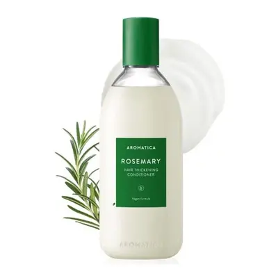 AROMATICA Rosemary Hair Thickening Conditioner 13.53oz / 400ml, Vegan, Growth-promoting, For Men