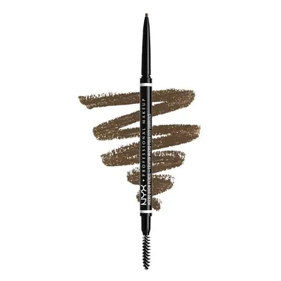 NYX Professional Makeup Micro Brow Pencil, Dual Ended with Mechanical Brow Pencil and Spoolie Br