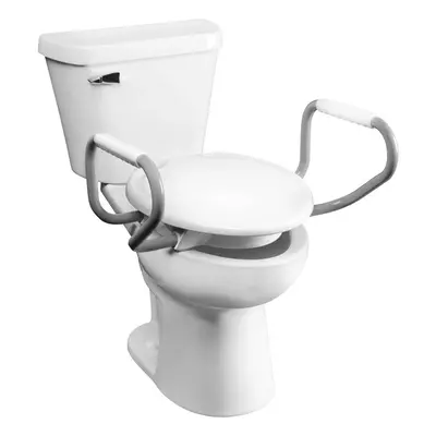 BEMIS 7YR85320ARM clean Shield Elevated Toilet seat with Support Arm