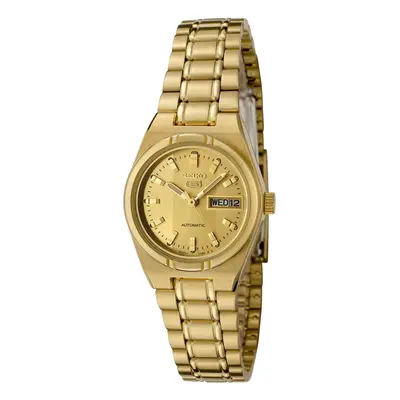 SEIKO Women's SYM600K Automatic Gold Dial Gold-Tone Stainless Steel Watch