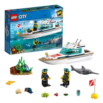 LEGO City Great Vehicles Diving Yacht Building Kit (148 Pieces)