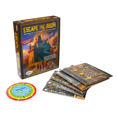 ThinkFun - Escape The Room: Mystery in the Observatory Mansion, Logic & Research Game, Board Gam