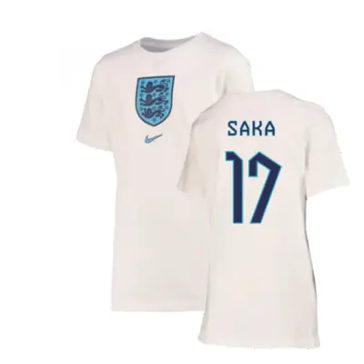 (SB) England Crest Tee (White) - Kids (Saka 17)