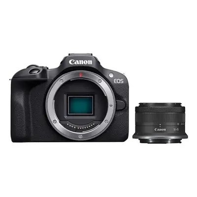 Canon EOS R100 Mirrorless Camera With RF-S mm f/4.5-6.3 IS STM Lens