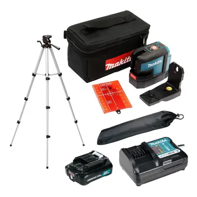 Makita SK105DZ 12v CXT Self Leveling Cross Line Laser Level + Battery + Tripod