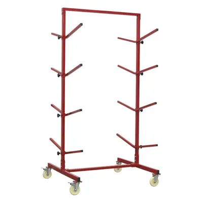 Double Sided Level Bumper Rack - Heavy Duty Construction - Workshop Storage