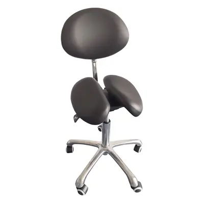 Certikin Split Seat Saddle Stool (AFSPSSADBR/BLK)