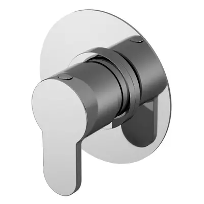 Pride Round Concealed Shower Stop Tap - Chrome - Balterley