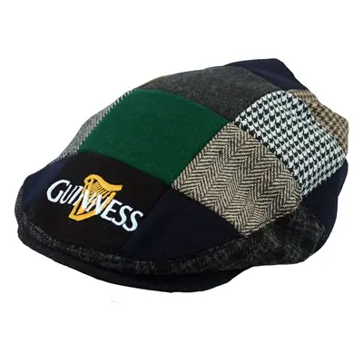 Guinness Official Merchandise Harp Embroidered Flat Cap Men's Hat