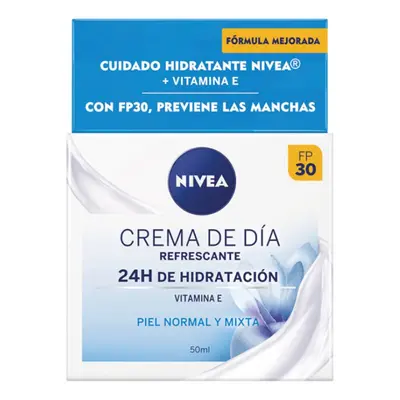 Nivea Cuidado De DÃ­a Hidratante Spf30 Piel Normal Y Mixta 50ml