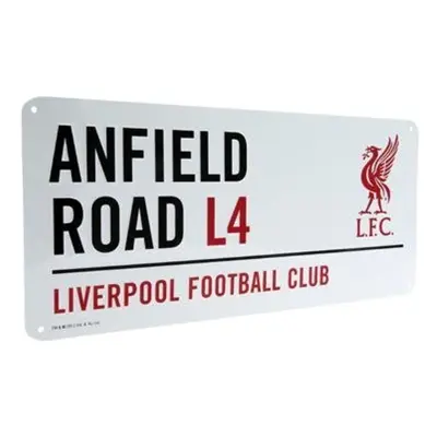 Liverpool FC Metal Street Sign - Liverbird