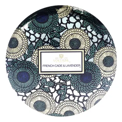 Voluspa French cade Lavender Wick Tin candle, ounces