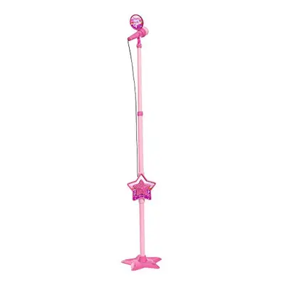 Simba Girl's Microphone & Stand with Built in CD MP3 Player Connection | Kids Karaoke | Ages 4+