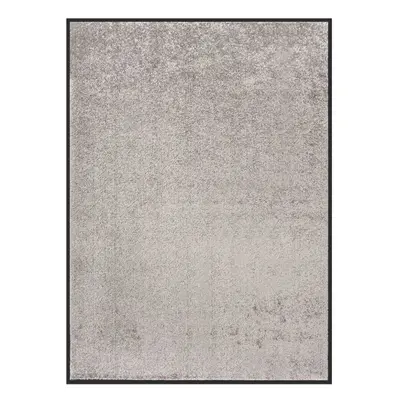 vidaXL Doormat Grey 60x80 cm Home Floor Decorative Barrier Welcome Mat Rug