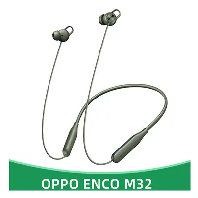 (Green) OPPO ENCO M32 TWS Earphone Bluetooth 5.0 Wireless Headphone 220mAh Battery