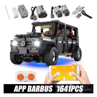 (black) Mould King Moc High-tech The Suv G500 Wagon Off-road Vehicle Model Building Blocks Brick