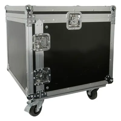 19" 8U Equipment Rack With Wheels Patch Panel Mount Case PA DJ Mixer Amp Audio