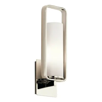 Wall Light Sconce Highly Polished Nickel Finish LED E27 60W Bulb d01657