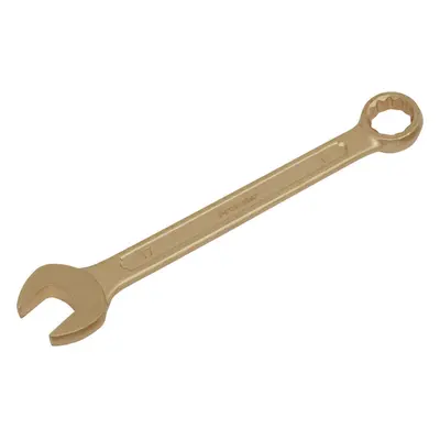 17mm Non-Sparking Combination Spanner - Open-End & 12-Point WallDrive Ring