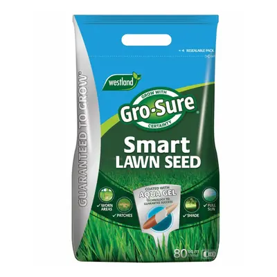 Gro-Sure Aqua Gel Coated Smart Grass Lawn Seed, m2, 3.2 kg