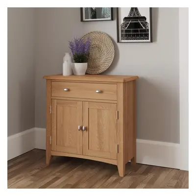 Storage Sideboard Drawer Door Fully Assembled Solid Oak Veneer