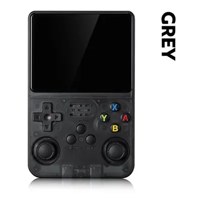 (grey, 64GB) R36s Retro Handheld Video Game Console Linux System 3.5 Inch Ips Screen Mini Video 