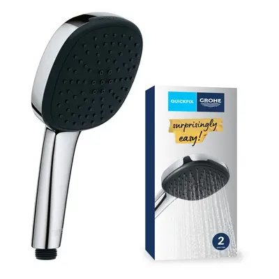 Vitalio Comfort - Hand Shower for High Pressure (Square cm Shower Head, Sprays: Rain and Jet, An