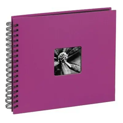 Hama "Fine Art" Spiral Album, x cm, Black Pages, pink