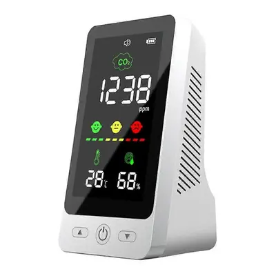 Air Quality Monitor LEd Screen CO2 Carbon Dioxide Meter Temperature Humidity Measuring Detector 