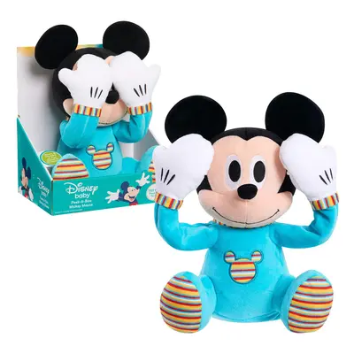 Disney Baby Peek-A-Boo Plush, Mickey Mouse, Officially Licensed Kids Toys for Ages 09Month by Ju