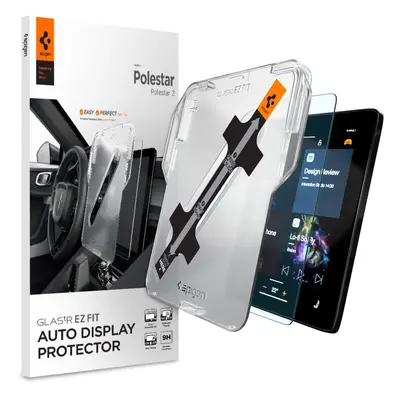 Spigen Tempered Glass Screen Protector [GlasTR EZ FIT] designed for Polestar (2021/2022/2023/202