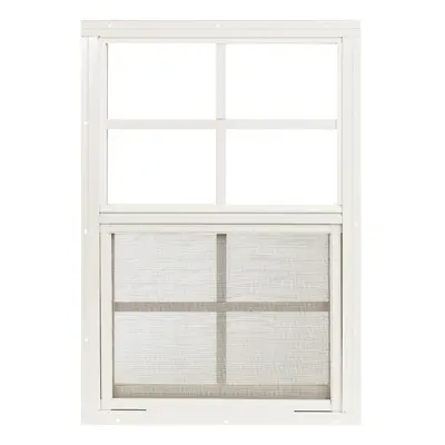 Shed Window W x H Flush Mount White for Sheds Playhouses and Chicken Coops PK W1421WBX1