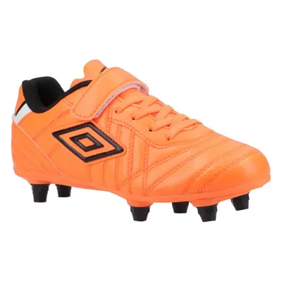 (13 UK Child, Orange) Umbro Childrens/Kids Speciali Liga Firm Leather Football Boots