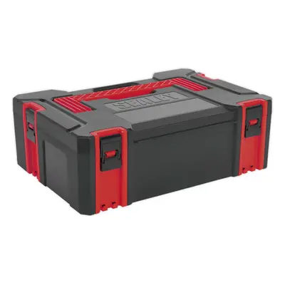 445 x x 150mm Stackable Tool Box - Portable RED ABS Storage Case / Chest