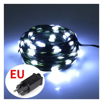 (white, 100M) 10m 20m 30m 50m 100m Fairy String Lights 24v Wateproof Plug In Adapter For Outdoor