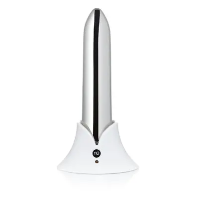 Nu Sensuelle Point Function Super Bullet Vibrator Silver 3.6 Inch