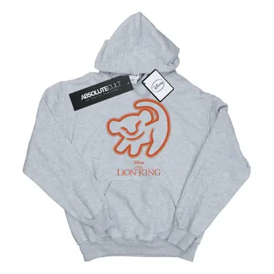 (7-8 Years, Sports Grey) Disney Boys The Lion King Cave Drawing Hoodie