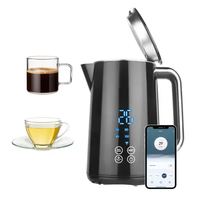 (Smart Kettle with Cool Touch) Smart Kettle, 1.7L - Smart Home Voice Control Kettle - Temperatur