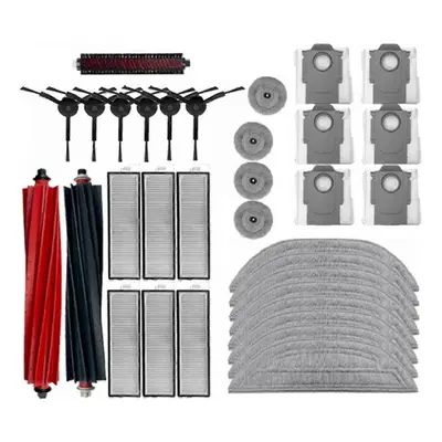 33PCS Accessories Kit for S8 MaxV Ultra Robot Vacuum Spare Parts Main Side Brushes Mop HEPA Filt