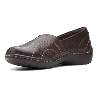 Clarks Cora Meadow Casual Slipon Womens Slip On CD US Dark Brown