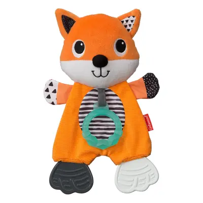 Infantino Cuddly Teether Fox Character Textured Teething Places to Soothe Sore Gums BPAFree Sili