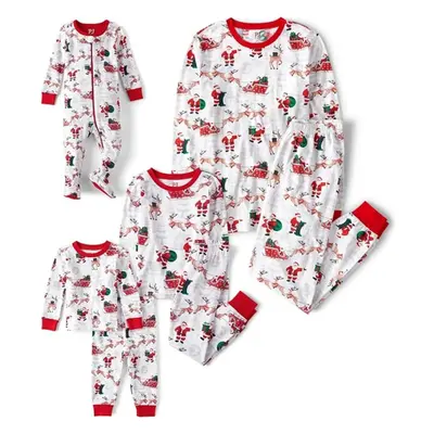 The Children's Place Group 1-Family Matching Christmas Pajama Sets Cotton Santa Sleds