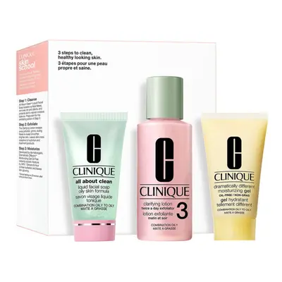 CLINIQUE Skin Care School Steps To Clean Type Gift Set Boxed