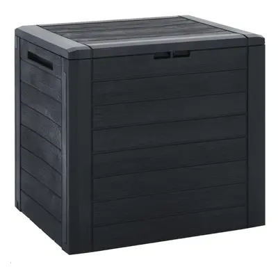 (anthracite) vidaXL Garden Storage Box Outdoor Patio Cushion Tool Chest Pillow Blanket Box